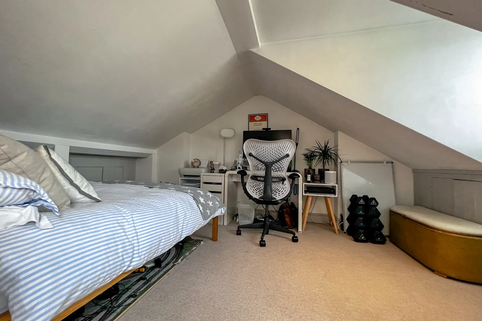 Attic bedroom