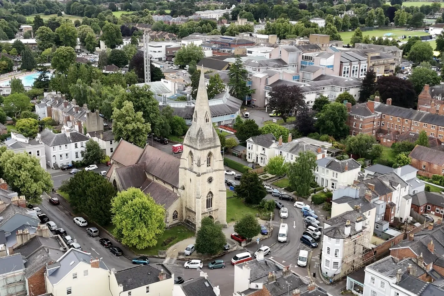 Take an aerial drone tour of St Lukes